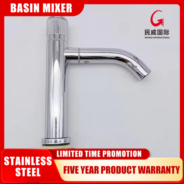 mv8618 Minwei Hot Selling Stainless Steel Body Good Quality, Wash Basin Single Cold Bathroom Faucet Spout - Beijing Minwei International Technology Co., Ltd.