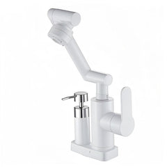 Basin Faucet Gun Gray Basin Hot and Cold Faucet Universal Faucet with  Liquid Soap Dispensers