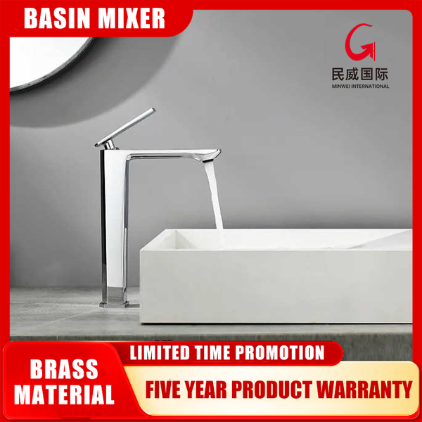mv-0403 High Quality Chrome Vanity Bathroom Vessel Sink Faucet Modern Luxury Basin Mixer Made of Brass Cupc Certified - Beijing Minwei International Technology Co., Ltd.