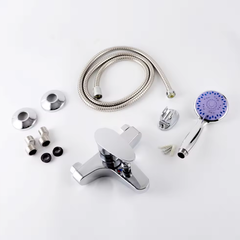 Bath Mixer Faucet with Shower Head ABS Material Bathroom Fixed Mount Design - MV1010 - Beijing Minwei International Technology Co., Ltd.