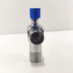 Minwei Chrome Large Flow Triangle Valve 1/2 Thread All Copper Ball Valve Plumbing Accessories Toilet Bathroom Washing Machine - Beijing Minwei International Technology Co., Ltd.