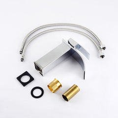 chrome basin faucet