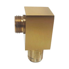 Water Outlet Shower Elbow Single-Handle Brushed Gold Bathroom Hardware Rain Spray Wall-Mounted Brass Chrome Shower Hose Elbow-mv926 - Beijing Minwei International Technology Co., Ltd.