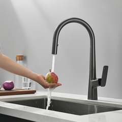 Minwei Modern Pull-out Brass Kitchen Faucet Tap Mixer Cold and Hot Kitchen Mixer 360 Rotation Kitchen Faucet - Beijing Minwei International Technology Co., Ltd.