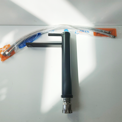 mv397 Minwei Premium Choice Stylish Round Black Stainless Steel Kitchen Sink Tap - Durable for Everyday Wash - Beijing Minwei International Technology Co., Ltd.