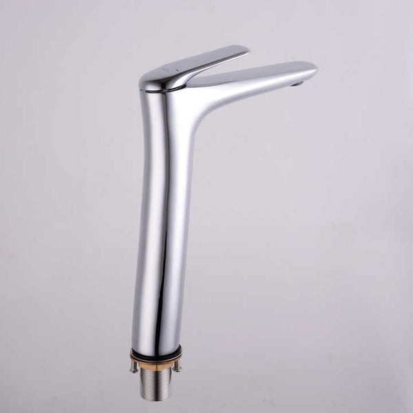 Brass high basin faucet