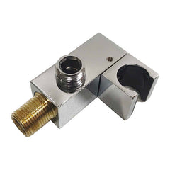 Modern Single-Handle Round Shape Brass Shower Bracket Brushed Gold Finish with ABS Water Inlet Plastic Material for Hotels-mv928 - Beijing Minwei International Technology Co., Ltd.