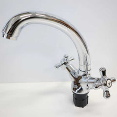 Kitchen Faucet Two Lever Spout Plastic Single Handle Waterfall Faucet Double Water Tap-MV1018 - Beijing Minwei International Technology Co., Ltd.