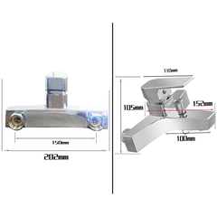 minwei Compact single Handle Shower Mixer for Small Bathrooms | Anti-Scale Chrome Finish & 2 Spray Modes (Wall-Mounted Easy Install) - Beijing Minwei International Technology Co., Ltd.