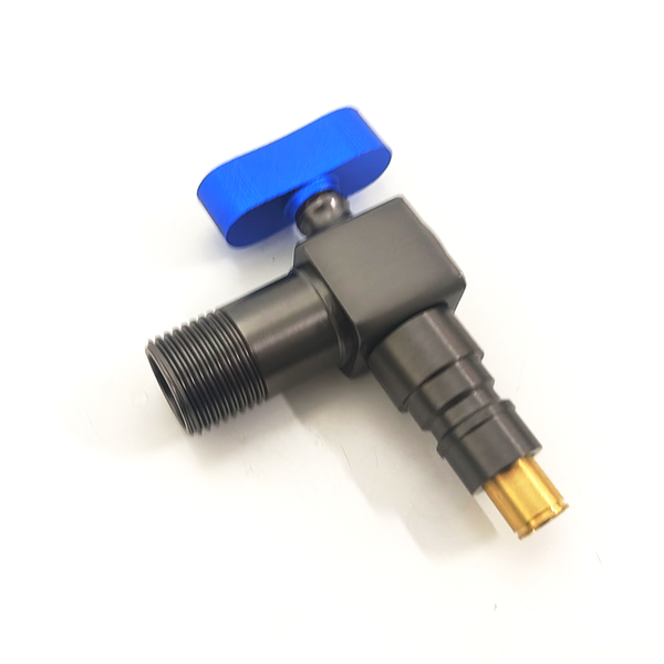 Minwei New Design Gray Hot Brass Angle Valve Thick Body Extended Model High Flow Stop Valve for Bathroom - Beijing Minwei International Technology Co., Ltd.