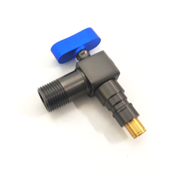 Minwei New Design Gray Hot Brass Angle Valve Thick Body Extended Model High Flow Stop Valve for Bathroom - Beijing Minwei International Technology Co., Ltd.