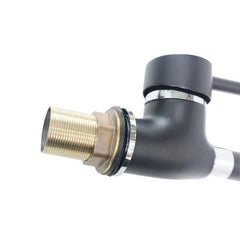 Minwei Brushed Brass Concealed Thermostatic Waterfall Faucet for Bathroom Basin Sink - High Neck Design-mv7009 - Beijing Minwei International Technology Co., Ltd.