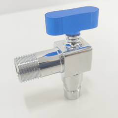 Minwei Chrome New Design Hot Sale Brass Angle Valve Thickened Body Lengthened Model Bathroom High Flow Stop Valve - Beijing Minwei International Technology Co., Ltd.