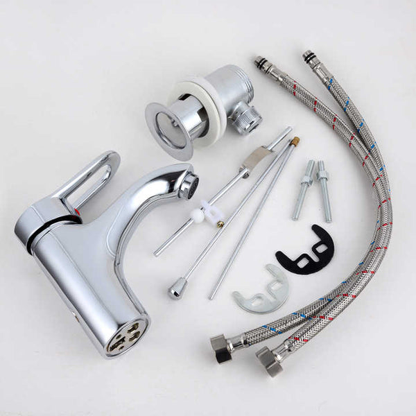 Zinc basin faucet