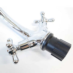 Kitchen Faucet Two Lever Spout Plastic Single Handle Waterfall Faucet Double Water Tap-MV1018 - Beijing Minwei International Technology Co., Ltd.