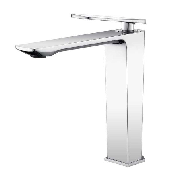 Silver basin faucet