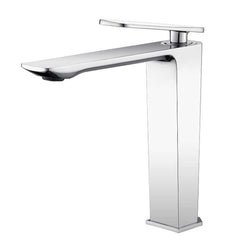 Silver basin faucet