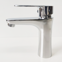 mv8301 Brushed Nickel Single Handle Bathroom Faucet - Stainless Steel, Deck Mount RV Mixer Tap for Lavatory Vanity Sink - Beijing Minwei International Technology Co., Ltd.