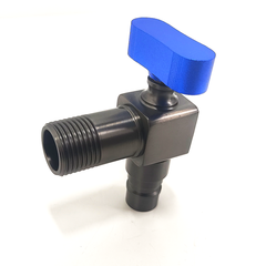 Minwei New Design Gray Hot Brass Angle Valve Thick Body Extended Model High Flow Stop Valve for Bathroom - Beijing Minwei International Technology Co., Ltd.