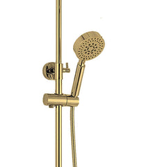 Shower Column Faucet Set Rose Gold Sliding Handheld Brass Adjustable Luxury by Minwei - New Arrival Bathroom Chrome Modern Rain-MV8216 - Beijing Minwei International Technology Co., Ltd.