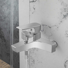 minwei Compact single Handle Shower Mixer for Small Bathrooms | Anti-Scale Chrome Finish & 2 Spray Modes (Wall-Mounted Easy Install) - Beijing Minwei International Technology Co., Ltd.