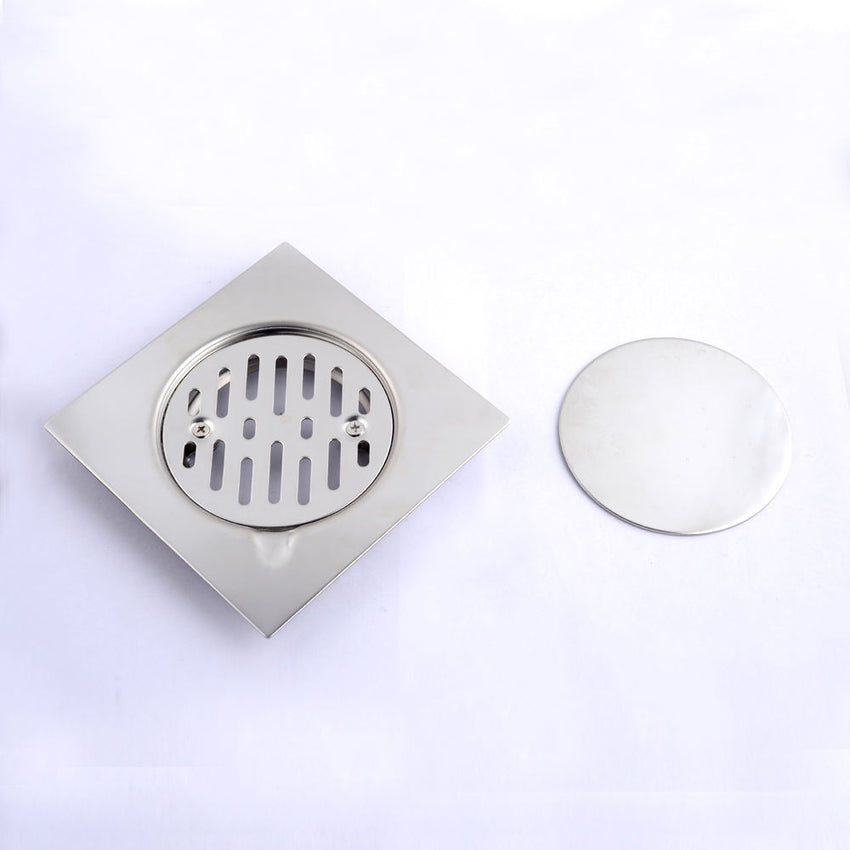 10*10cm Square Angle Shower Industrial Cheap Kitchen Durable Stainless Steel Bathroom Floor Drain-MV1401-mv1404 - Beijing Minwei International Technology Co., Ltd.
