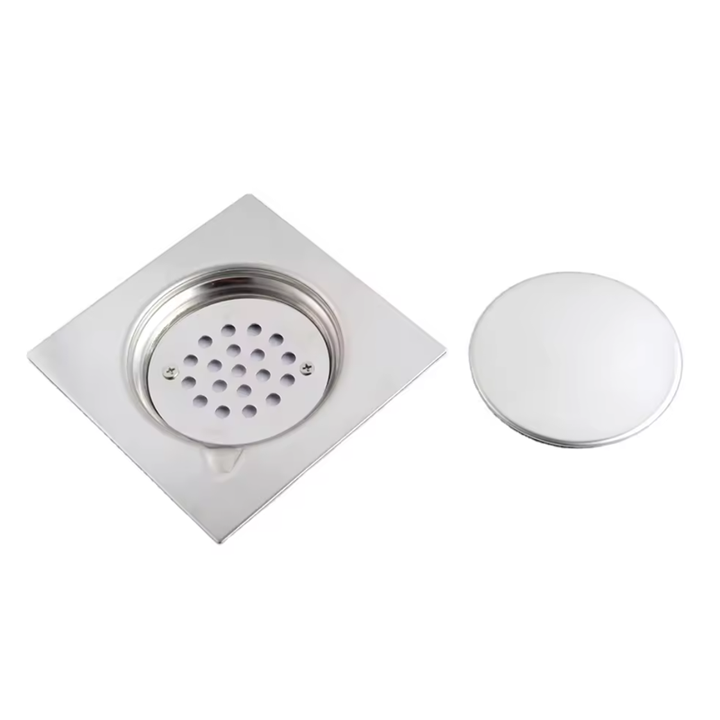 15*15cm Wash Cheap Insert Stainless Steel Square Clean Room White Floor Drain-mv1401-mv1404 - Beijing Minwei International Technology Co., Ltd.