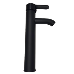 mv386 Minwei High-Quality Bathroom Lavatory Round Shape Stainless Steel Black Faucet - Stylish & Durable Washbasin Tap for Daily Use. - Beijing Minwei International Technology Co., Ltd.