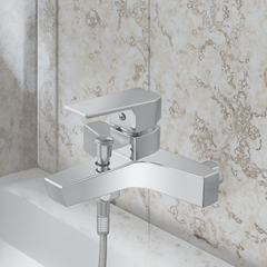 minwei Compact single Handle Shower Mixer for Small Bathrooms | Anti-Scale Chrome Finish & 2 Spray Modes (Wall-Mounted Easy Install) - Beijing Minwei International Technology Co., Ltd.