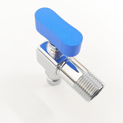 Minwei Chrome New Design Hot Sale Brass Angle Valve Thickened Body Lengthened Model Bathroom High Flow Stop Valve - Beijing Minwei International Technology Co., Ltd.