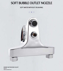 Bath Mixer Faucet with Shower Head ABS Material Bathroom Fixed Mount Design - MV1010 - Beijing Minwei International Technology Co., Ltd.