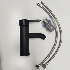 mv385 Minwei High-Quality Bathroom Round Shape Stainless Steel Black Faucet - Stylish & Durable Washbasin Tap - Beijing Minwei International Technology Co., Ltd.