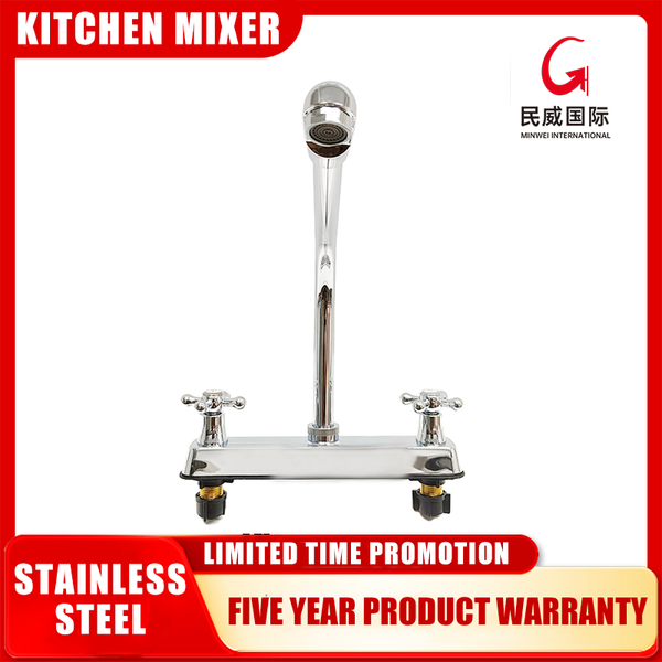 Minwei Stainless Steel Modern Pull-Out Kitchen Faucet with 2 Handles - Water Tap for Kitchen Sink - Grifo De Cocina-mvj1301 - Beijing Minwei International Technology Co., Ltd.