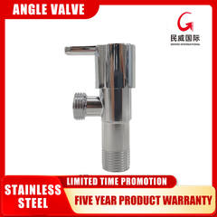 Minwei Factory Direct Sale Stainless Steel Angle Valve Toilet Bathroom Water Supply Control Switch - Beijing Minwei International Technology Co., Ltd.