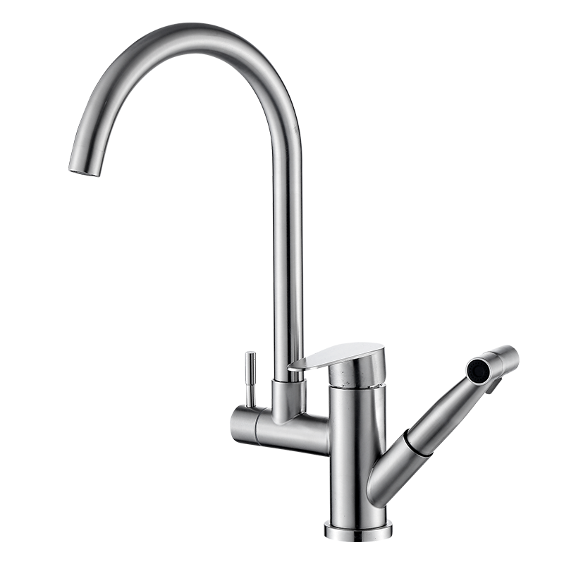 Sprayer Spring Bar Sink Pull Out Kitchen Faucet and Commercial Spay Rinse Faucet