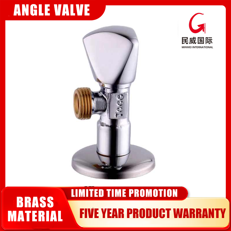 Minwei Angle Valves Brass Body Chrome Best Price Best Quality OEM Style Brass Valves - Beijing Minwei International Technology Co., Ltd.