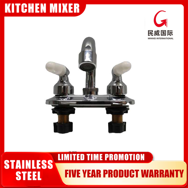 Minwei Hot and Cold Handles Water Tap Mixer Faucet for Kitchen Sink - Deck Mounted Kitchen Faucet Mixer-mv1307 - Beijing Minwei International Technology Co., Ltd.