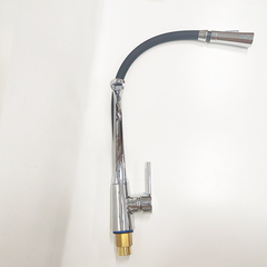 Minwei Luxury Polished Thermostatic Pull-Out Kitchen Faucet with 360-Degree Rotatable Rubber Hose for Enhanced Aesthetics-mv8705 - Beijing Minwei International Technology Co., Ltd.