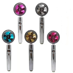 Minwei 2025 Hot Selling Massage Propeller Handheld Shower Head With Fan High Pressure Shower Head Bath Sprinkler Water Tap-mv-054 - Beijing Minwei International Technology Co., Ltd.
