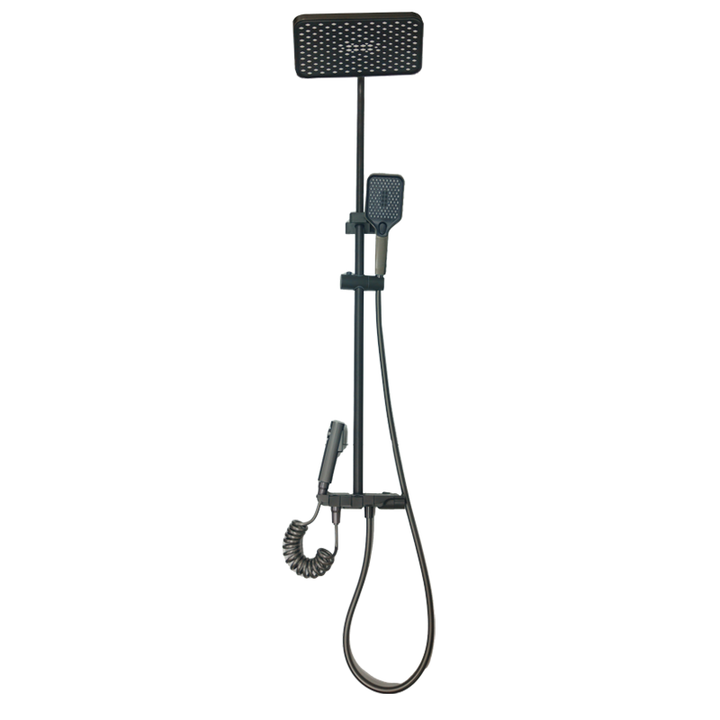 Gun grey shower set