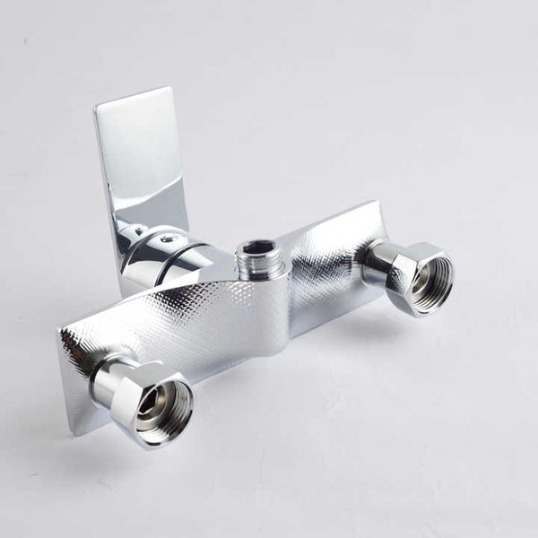 Bathroom Shower Set Minwei High Quality Brass Chrome Rain Shower Faucet Cubicle Curtain Faucet Set - MV01140 - Beijing Minwei International Technology Co., Ltd.