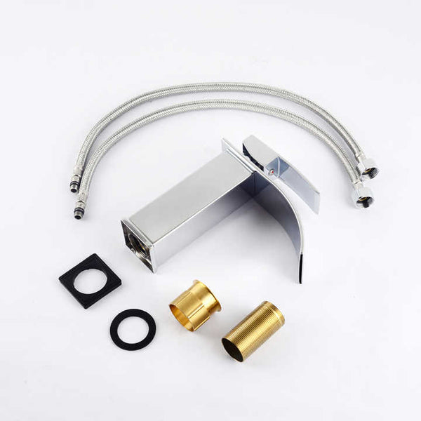 chrome basin faucet