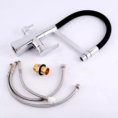 Minwei Universal Rotatable Tap Extender Swivel Extension Spring Pull Out Pull Down Sprayer Kitchen Faucet for Sink Mixer-mv1818 - Beijing Minwei International Technology Co., Ltd.
