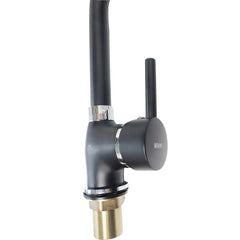 Minwei Brushed Brass Concealed Thermostatic Waterfall Faucet for Bathroom Basin Sink - High Neck Design-mv7009 - Beijing Minwei International Technology Co., Ltd.