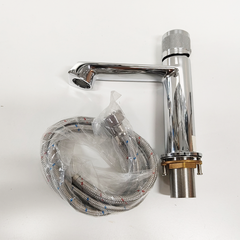 MV02210 Minwei Basin Faucet Brass Chrome Finish Round Top Handle Irregular 360° Rotating Single Hole Tap - Beijing Minwei International Technology Co., Ltd.