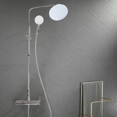 chrome shower set