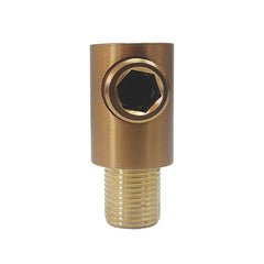 Water Outlet Shower Elbow Single-Handle Brass Chrome Wall-Mounted Polished Brass Bathroom Hardware with Shower Hose Elbow-mv335 - Beijing Minwei International Technology Co., Ltd.