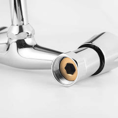 Minwei 710g Wash Sink Washbasin Tap for Kitchen Luxury Bathroom Wall Basin Faucet White Arab Bathroom Faucets - Beijing Minwei International Technology Co., Ltd.