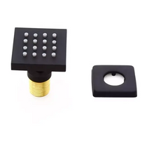 Black 2-Inch Round Brass/Copper Massage Body Spray Jets: Luxury Shower Experience with Massage Spa Sprays-mv924 - Beijing Minwei International Technology Co., Ltd.