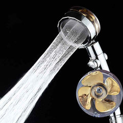Minwei 2025 Hot Selling Massage Propeller Handheld Shower Head With Fan High Pressure Shower Head Bath Sprinkler Water Tap-mv-054 - Beijing Minwei International Technology Co., Ltd.